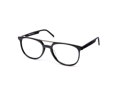 Round Black Shine WITH BLACK Happster Frame AMK35025 - (LENSES INCLUDED)*