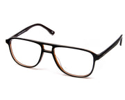 HAPPSTER-ANG9027-FULL FRAME-RX-BROWN SHINE-52- (LENSES INCLUDED)*