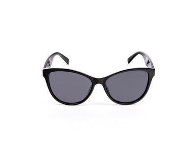 Cateye Black Shine WITH BLACK SUNGLASS SOG898