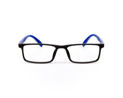 Specsmakers - Unisex Rectangle Full Frame - Black Matt Blue - COC106 - (LENSES INCLUDED)*