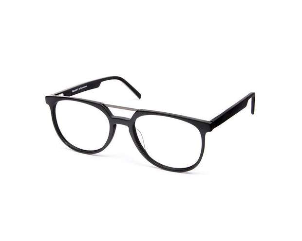 Round Black Matt WITH BLACK Happster Frame AMK35025 - (LENSES INCLUDED)*