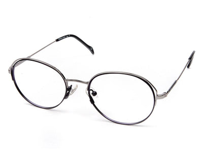 Specsmakers - Unisex Oval Full Frame - Blue Matt  Grey Metallic - AMO2419 - (LENSES INCLUDED)*