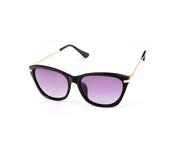 SUNGLASS - FULL FRAME - BLACK SHINE - MUA6044 - CATEYE - 54