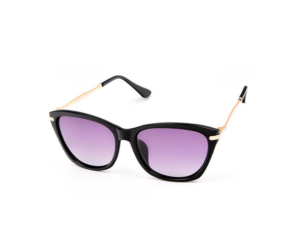 SUNGLASS - FULL FRAME - BLACK SHINE - MUA6044 - CATEYE - 54