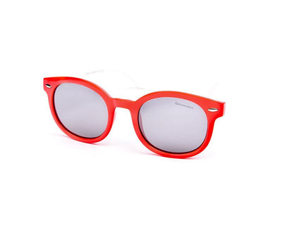 Round Red Shine WITH WHITE SUNGLASS KIDS AMK832
