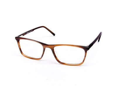 Square Brown Shine WITH Brown Happster Frame AMK55014 - (LENSES INCLUDED)*