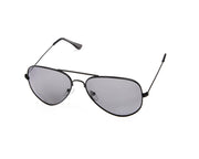 METAL SUNGLASS - FULL FRAME - BLACK MATT - SOI3025 - AOVAL - 57