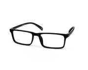 SHELL  - FULL FRAME - UNISEX - BLACK MATT - GREY - RECTANGLE - (Lenses Included)*