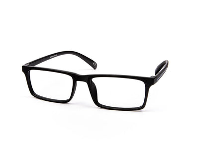SHELL  - FULL FRAME - UNISEX - BLACK MATT - GREY - RECTANGLE - (Lenses Included)*