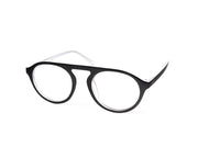 SHELL FRAME - FULL FRAME - BLACK SHINE - TUK2415 - ROUND - 50 - Lenses Included