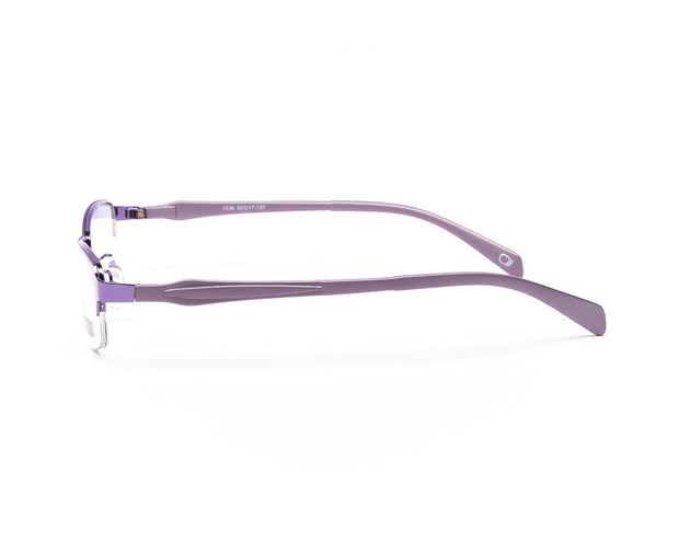 METAL  - HALF FRAME - PURPLE SHINE - TUK1236 - RECTANGLE - 52 - Lenses Incuded