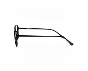 SHELL FRAME - FULL FRAME - BLACK SHINE - TUK2430 - SQUARE - 51 - Lenses Included