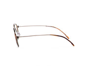 Square Brown Shine WITH Brown Shell Frame SS10331 - (LENSES INCLUDED)*