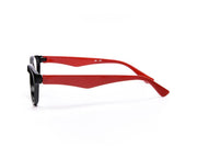 Cateye Black Shine  Red Shell Frame - (LENSES INCLUDED)*