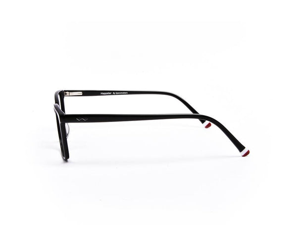 Rectangle Black Shine WITH BLACK Happster Frame AMK55016 - (LENSES INCLUDED)*