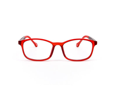 Peepstar - KIDS Oval Full Frame - Red Matt BLACK - AMLT14006 - (LENSES INCLUDED)*