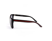 Rectangle Black Matt WITH Red SUNGLASS SOG970