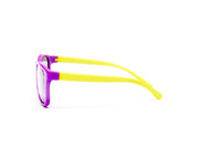 Square Purple Shine WITH YELLOW SUNGLASS KIDS AMK891