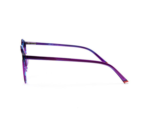 HAPPSTER - FULL FRAME - UNISEX - PURPLE SHINE - PURPLE - ROUND - (Lenses Included)*
