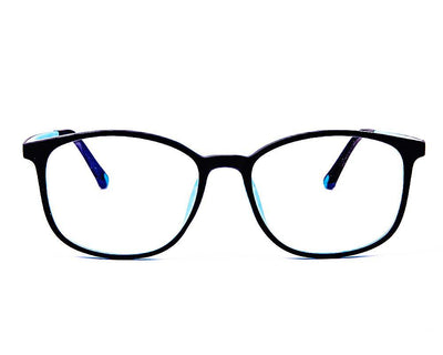 Round Blue WITH Black Matt Full Frame TUD6116R - Specsmakers