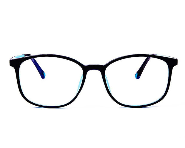 Round Blue WITH Black Matt Full Frame TUD6116R - Specsmakers