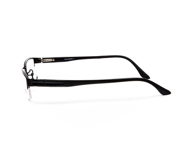 Specsmakers - Unisex Rectangle Half Frame - Black Matt BLACK - PEC88315 - (LENSES INCLUDED)*