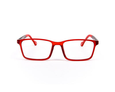Peepstar - KIDS Square Full Frame - Red Matt BLACK - AMLT14002 - (LENSES INCLUDED)*