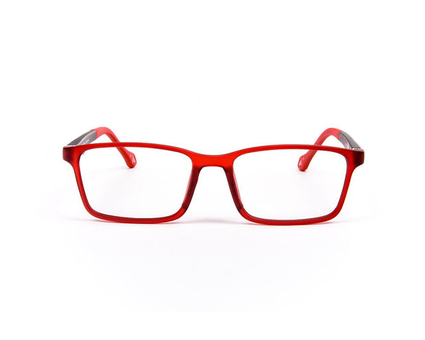 Peepstar - KIDS Square Full Frame - Red Matt BLACK - AMLT14002 - (LENSES INCLUDED)*