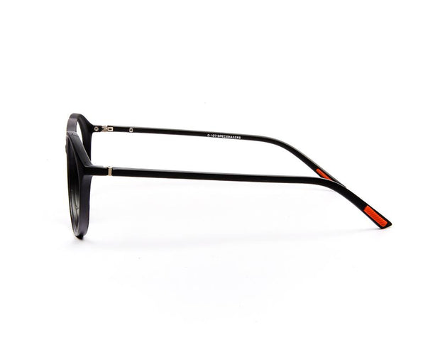Specsmakers - Unisex Round Full Frame - Black Matt BLACK - COC107 - (LENSES INCLUDED)*