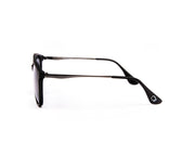 SUNGLASS - FULL FRAME - BLACK MATT - WAA0712 - DB ROUND - 55