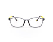 Peepstar - KIDS Oval Full Frame - Grey Matt YELLOW - AMLT14006 - (LENSES INCLUDED)*