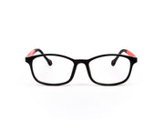 Peepstar - KIDS Oval Full Frame - Black Matt Red - AMLT14006 - (LENSES INCLUDED)*