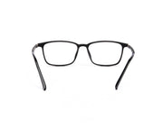 Rectangle Black Matt WITH BLACK Shell Frame AMJ3511 - (LENSES INCLUDED)*