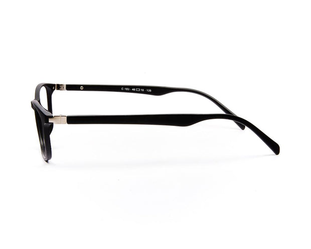 Specsmakers - Unisex Square Full Frame - Black Matt BLACK - COC103 - (LENSES INCLUDED)*