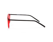 SHELL  - FULL FRAME - RED MATT - CATEYE - AML5507 - (Lenses Included)*