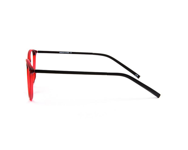 SHELL  - FULL FRAME - RED MATT - CATEYE - AML5507 - (Lenses Included)*