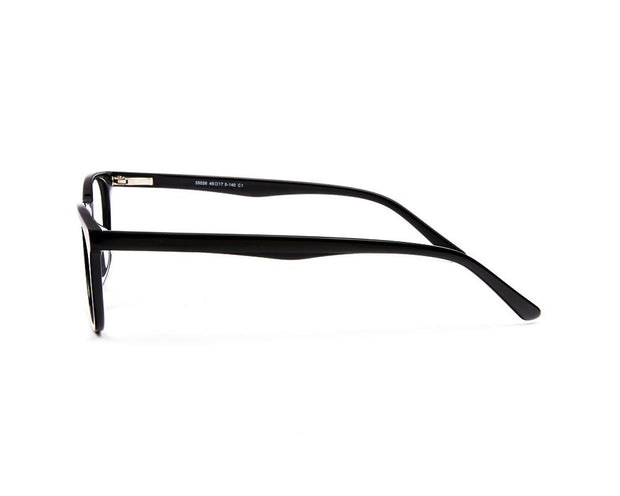 HAPPSTER - FULL FRAME - UNISEX - BLACK SHINE - BLACK - SQUARE - (Lenses Included)*