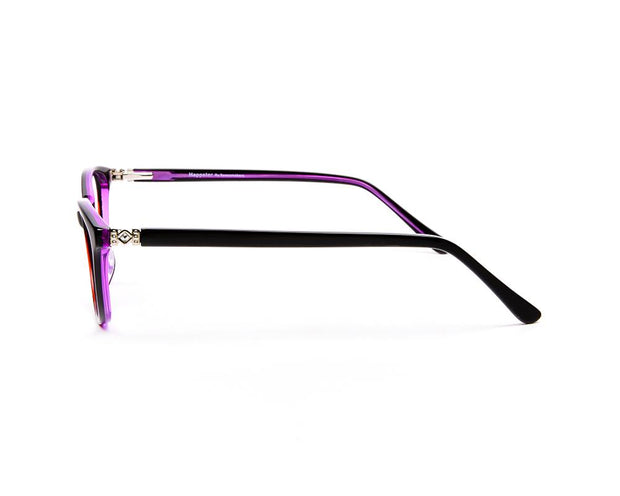 Happster - Female Cateye Full Frame - Black Shine Purple - ANF6003 - (LENSES INCLUDED)*