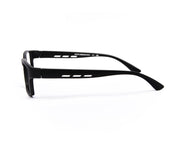 Rectangle Black Matt  BLACK Shell Frame - (LENSES INCLUDED)*
