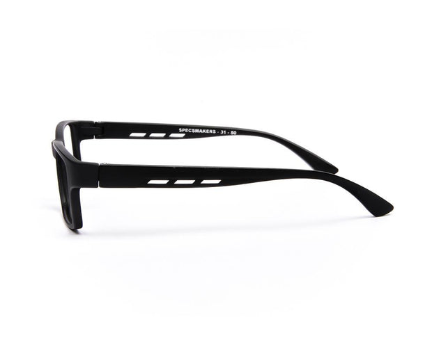Rectangle Black Matt  BLACK Shell Frame - (LENSES INCLUDED)*