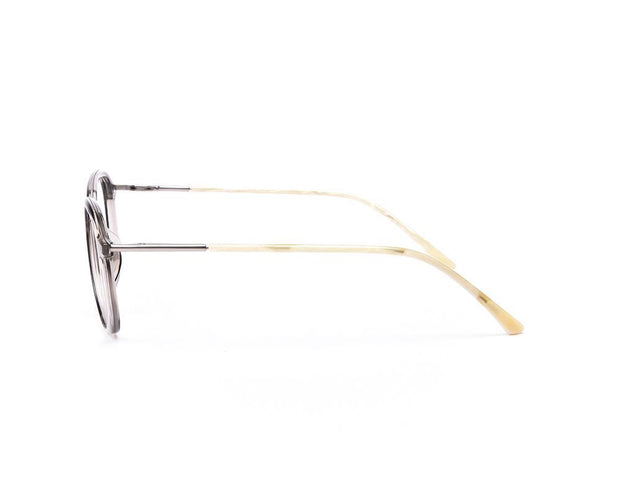 Oval Crystal Grey WITH SILVER Shell Frame SS10515 - (LENSES INCLUDED)*
