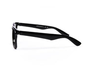 Square Black Shine  BLACK Shell Frame - (LENSES INCLUDED)*