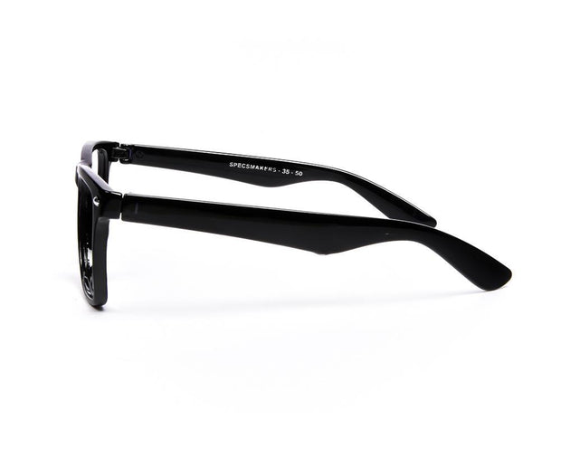 Square Black Shine  BLACK Shell Frame - (LENSES INCLUDED)*