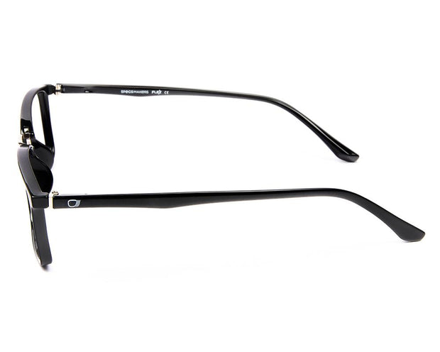 SPECSMAKERS-FO19167-FULL FRAME-RX-BLACK SHINE-52- (LENSES INCLUDED)*