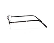 SPECSMAKERS - UNISEX DB RECTANGLE HALF FRAME - BLACK SHINE Grey Metallic - ANF30578