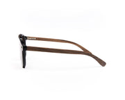 SHELL SUNGLASS - FULL FRAME - BROWN SHINE - TUK316 - ROUND