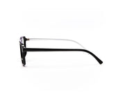 SHELL FRAME - FULL FRAME - BLACK SHINE - TUK2416 - SQUARE - 51 - Lenses Included