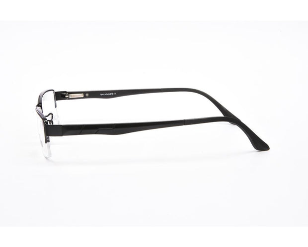 Specsmakers - Unisex Rectangle Half Frame - Black Matt BLACK - PEC88321 - (LENSES INCLUDED)*
