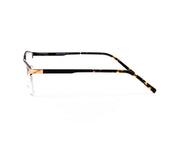 Specsmakers - Unisex DB Rectangle Half Frame - Gold Shine BLACK - ANF30348 - (LENSES INCLUDED)*