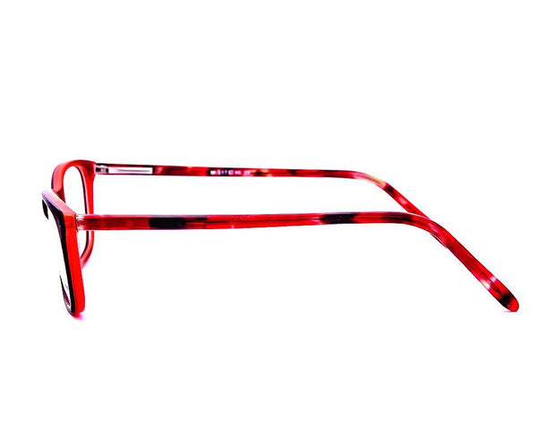 SQUARE RED WITH RED MATT FINISHED FULL FRAME BH317 - Specsmakers